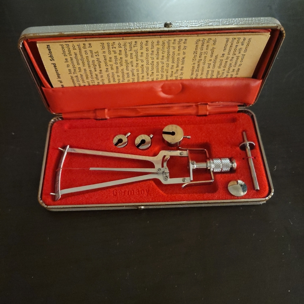 Schioetz Tonometer vintage 1955